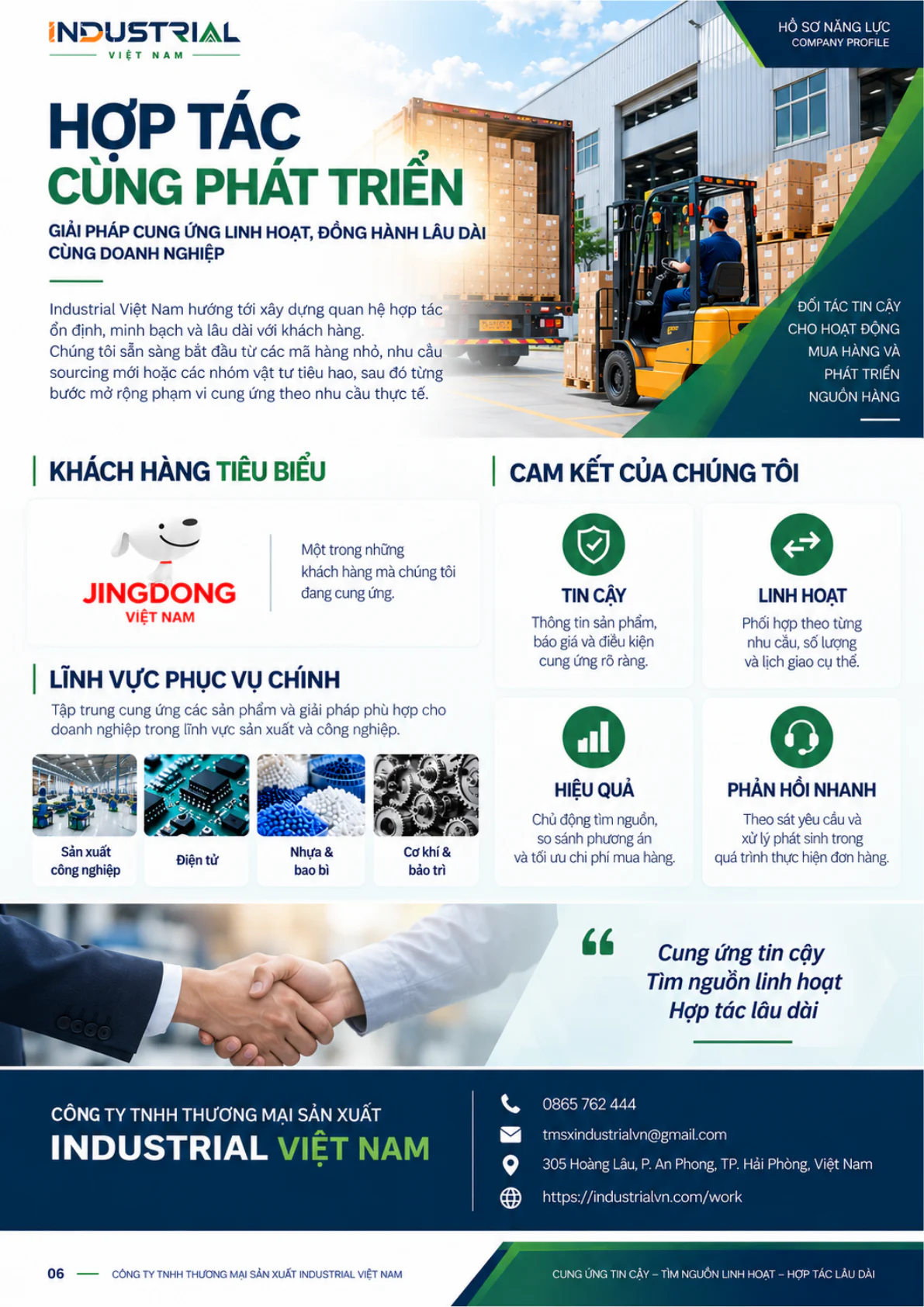 Trang 6: Hợp tác cùng phát triển